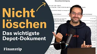 Steuern aufs Depot zurückholen: Wenn Du dieses Dokument verstehst, gelingt's | Anlage KAP erklärt