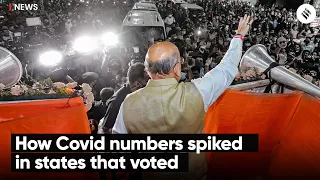 How Covid numbers spiked in states that voted | Covid19 Cases in Election States