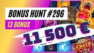 BONUS HUNT #296 : 11 500€ et 13 bonus (BEx138)
