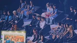 [아이브(IVE)때 Attention이 나와서] 놀란 뉴진스(NewJeans),LE SSERAFIM, txt Reaction@221126 MMA 멜론뮤직어워드 직캠/Fancam