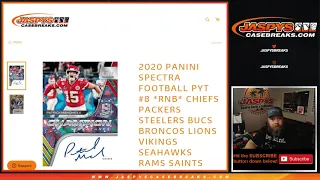 10/16 - 2020 PANINI SPECTRA FOOTBALL 4-BOX BREAK #8 *PICK YOUR TEAMS* (RNB RANDOMIZER)