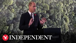 Prince William announces finalists for million-pound Earthshot prize