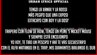 Lo que yo diga -  El Alfa El Jefe ft  Bad Bunny Farruko Jon Z Miky Woodz Letra Video Lyric 🤑😒👊😎