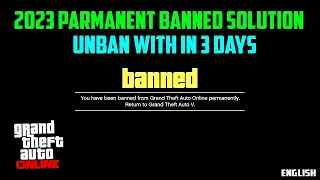 GTA Online Permanent Ban Solution 😍 | 2024 new working solution