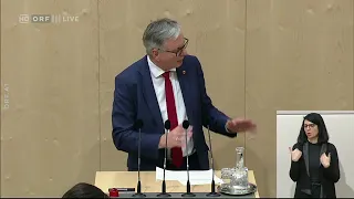 Alois Stöger SPÖ Nationalratssitzung mit Regierungserklärung vom 10 Januar 2020