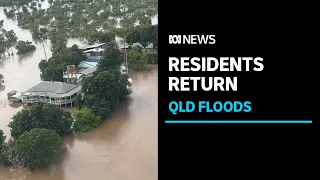 Residents return to 'complete devastation' in flooded QLD towns | ABC News