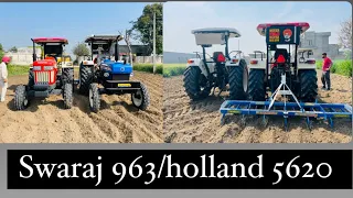 Swaraj 963 vs holland 5620 // 13 haal