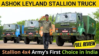 Exclusive | Ashok Leyland Stallion 4x4 Army Truck Review