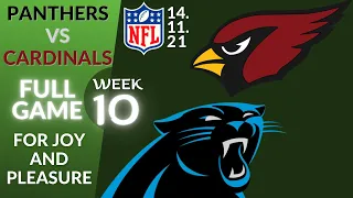 🏈Carolina Panthers vs Arizona Cardinals Week 10 NFL 2021-2022 Full Game Watch Online, Football 2021