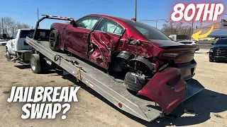 I Bought a Totaled Jailbreak Dodge Charger By Accident! *NEW BUILD*