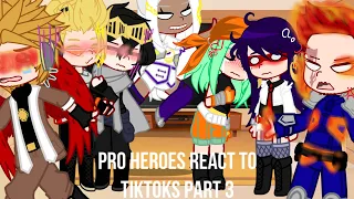 Pro Heroes React to... Tiktoks! - Part 3 - Dabihawks, EraserMic, Slight Midjoke - Credits to Owners