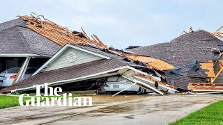 'These houses are flattened': tornadoes and storms hit US south