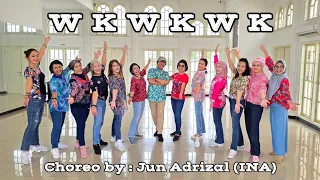 WKWKWK || Beginner || Line Dance || Choreo : Jun Andrizal (INA) - March 2024||