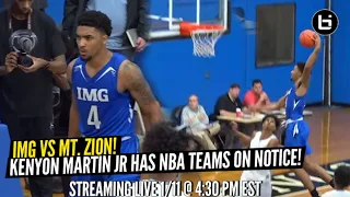 Darius Miles!? IMG Swingman is a HOOPER! KJ Martin and IMG vs Mt. Zion!