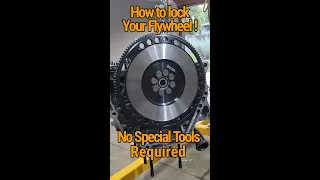 No Special Tool Need It, Flywheel locking tool