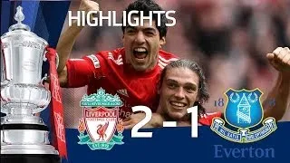 Liverpool 2-1 Everton - Jelavic, Suarez & Carroll goals and Official highlights | FA Cup 15-04-12