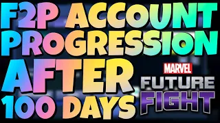 F2P ACCOUNT PROGRESSION AFTER 100 DAYS | MARVEL FUTURE FIGHT