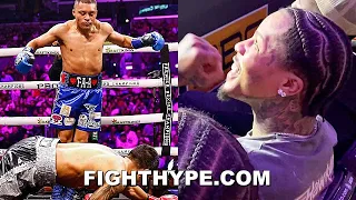 GERVONTA DAVIS IMMEDIATE REACTION TO ISAAC CRUZ BRUTAL KNOCKOUT OF RAMIREZ FROM RINGSIDE