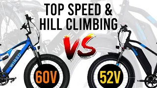 Wired Freedom 60v vs Ariel Rider Kepler 52v Top Speed & Hill Climbing Comparison