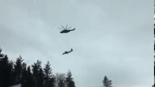 Вертолет украл самолет