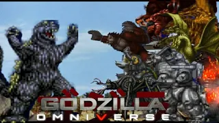 Godzilla Omniverse Full Walk-through (Monster Mode) Godzilla 60s