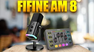 ЛУЧШИЙ  МИКРОФОН ДЛЯ СТРИМИНГА И ВИДЕО «FIFINE AMPLIGAME AM8+ SC3»,ОБЗОР, ОЗВУЧКА, НАСТРОЙКА.