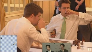 GM Levon Aronian vs GM Magnus Carlsen Chess Blitz