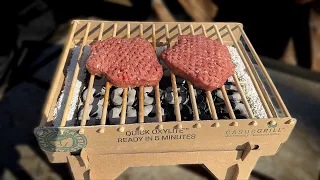 Does The Biodegradable Disposable BBQ Grill Burn Itself Up?