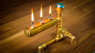 DIY Steampunk Industrial Pipe Oil Lamp