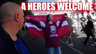 LATVIANS Know How To Greet Their Hockey Heroes 🇱🇻
