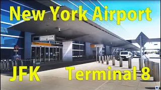 【Airport Tour】2023 New York John F. Kennedy  (JFK) International Airport Terminal 8