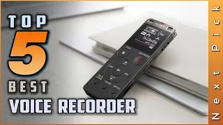 Top 5 Best Voice Recorders Review in 2024