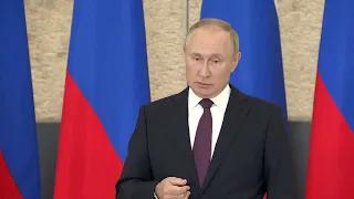 «И не надо». Путин ответил на отказ Зеленского от переговоров