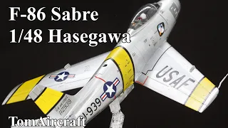 F-86 Sabre 1/48 Hasegawa  (photo gallery)