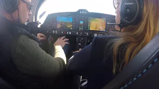 Engine failure demonstration Diamond DA62