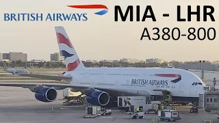 TRIP REPORT | British Airways | Airbus A380-800 | Economy | Miami - London Heathrow