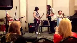 Beth Summer Concert. June 22 2014. Bass guitar for Adele's Rolling in the Deep.