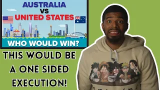 AMERICAN REACTS TO Australia vs United States (USA) - Who Would Win? Military Comparison