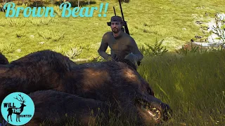 Hunting Brown Bear For The First Time In Way Of The Hunter!!