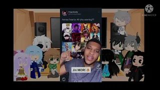 |Isekai anime protagonists react|Part 10| Gin Mori|Peanut Lover|Gacha club|