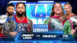 Riddle Vs Jimmy Uso FULL MATCH - SmackDown: Part 1/2