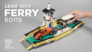 LEGO City Ferry 60119 Overview + Speed Build