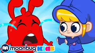 Morphle is Crying - Subtitles | Cartoons for Kids | Moonbug Kids Literacy | Morphle TV