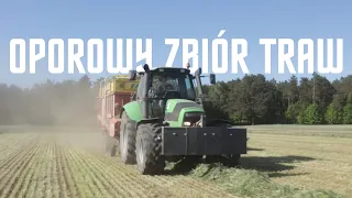 Oporowy zbiór Traw✮2024✮jeep na pryzmie✮(DeuztFahr&MasseyFerguson&NewHolland&Pottinger)✮GR Dasiewicz