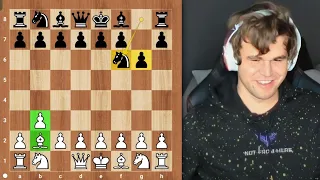 Magnus Carlsen Show How To Play Nimzovich Larsen Attack Opening #chess