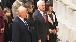 President Trump & family attends National prayer service