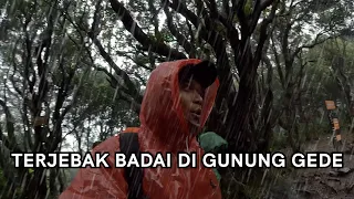 Terjebak Hujan Badai di Gunung Gede