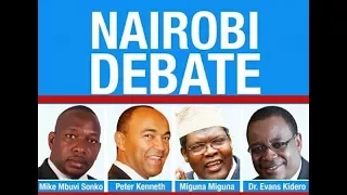 NAIROBI GUBERNATORIAL DEBATE 2017 | PART 1