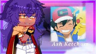 •|Treinadores de Pokémon reagindo a liga Pokémon Ash ganha de Leon |•gacha club