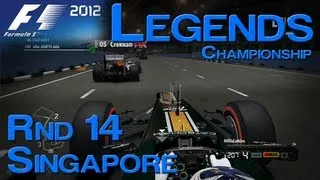 F1 2012 | Singapore 100% Race - Legends Championship Round 14